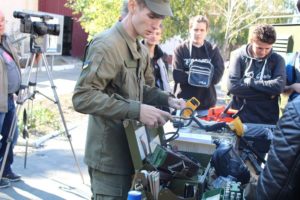 Ekskursiya do viysʹkovoyi chastyny 3056 Natsionalʹnoyi Hvardiyi Ukrayiny