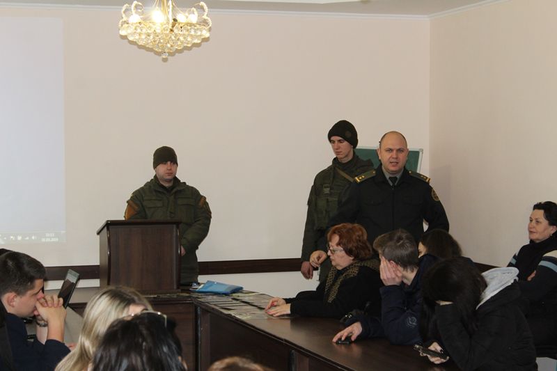 Zustrich z predstavnykamy Natsionalʹnoyi hvardiyi Ukrayiny