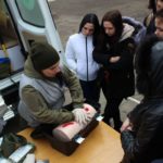 Zustrich z voyinamy — medychnymy instruktoramy Natsionalʹnoyi hvardiyi