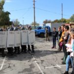 Ekskursiya u viysʹkovu chastynu Natsionalʹnoyi hvardiyi Ukrayiny