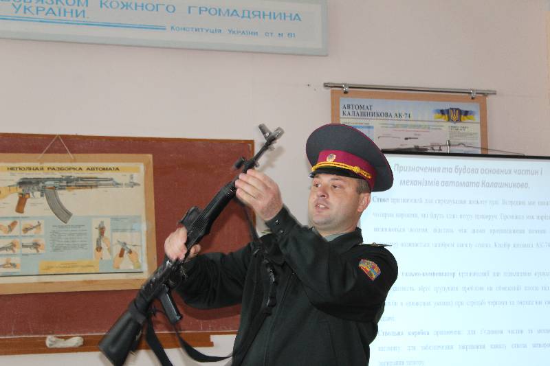 Vidkrytyy urok z predmetu «Zakhyst Vitchyzny»