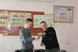 Urok muzhnosti dlya maybutnikh zakhysnykiv Ukrayiny!
