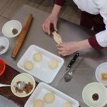 Vstupnyy instruktazh «Tekhnolohiya pryhotuvannya pyrizhkiv pechenykh z liverom, kapustoyu, povydlom, yablukamy»